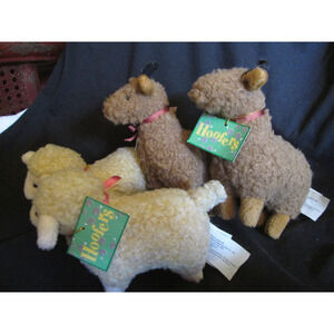 NABCO, Hoofer's, 2 goats, 2 lambs, original hanging tags, 1994